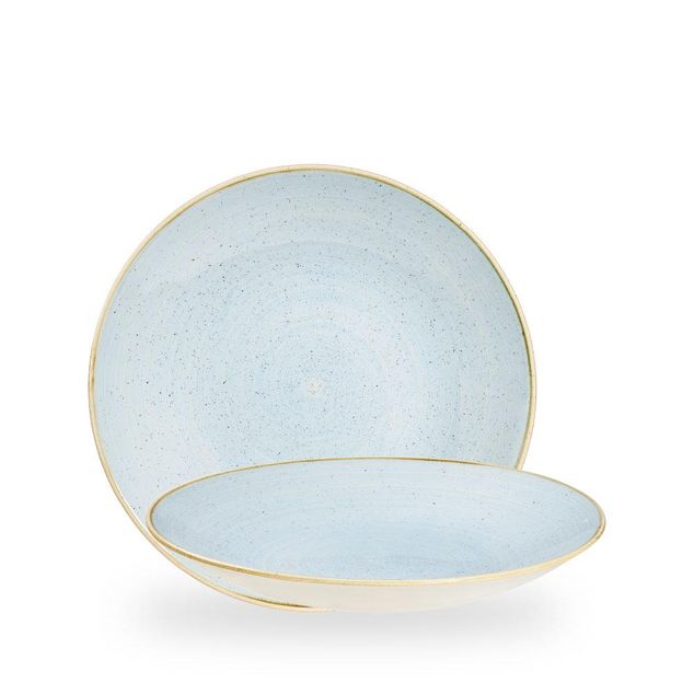 Stonecast Duck Egg Dyp Coupe Tallerken 25.5Cm