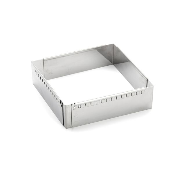 Pastry Adjustable Frame St. Steel 16X16 To 30X30