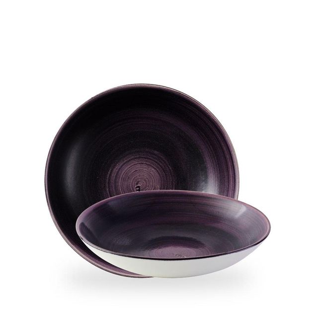 Stonecast Patina Deep Purple Evolve Coupe Bowl 24,8cm 113,6cl