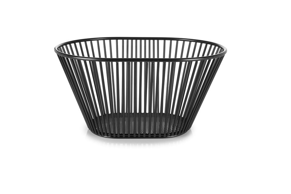 Ibr Wire Basket Oval 32,1X23,9Cm Black Metal