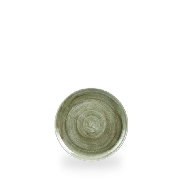 Stonecast Patina Burnished Green Evolve Coupe Tallerken 16.5Cm