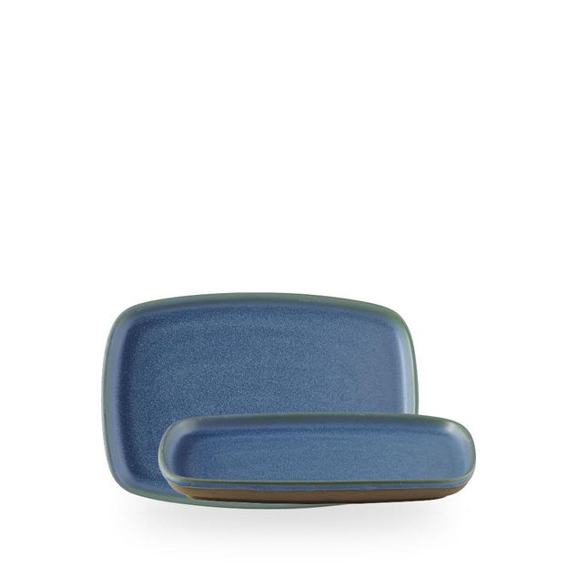 Emerge Oslo Blue Oblong Tallerken 22 X 15Cm