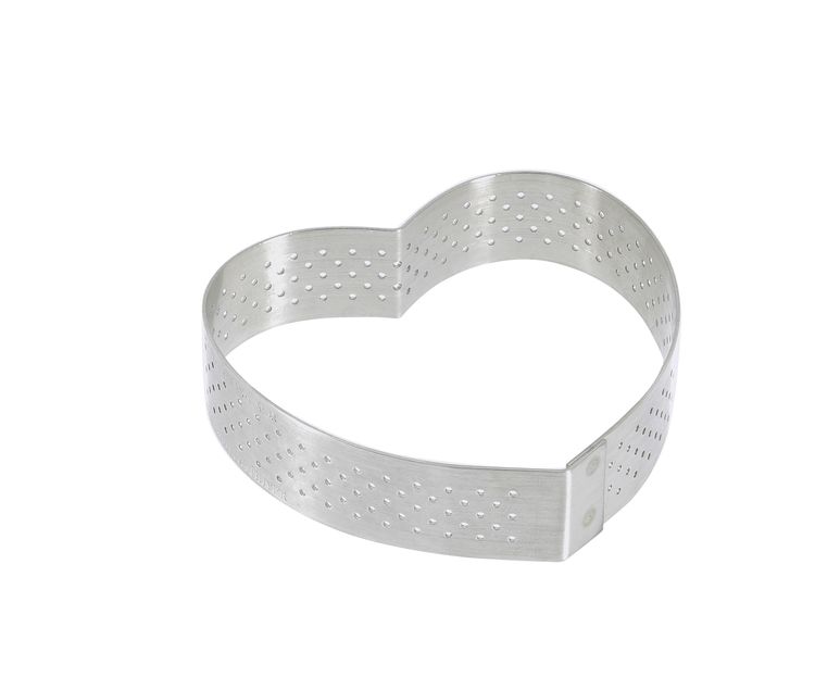 Heart Ring Perforated ?8 H2 Cm