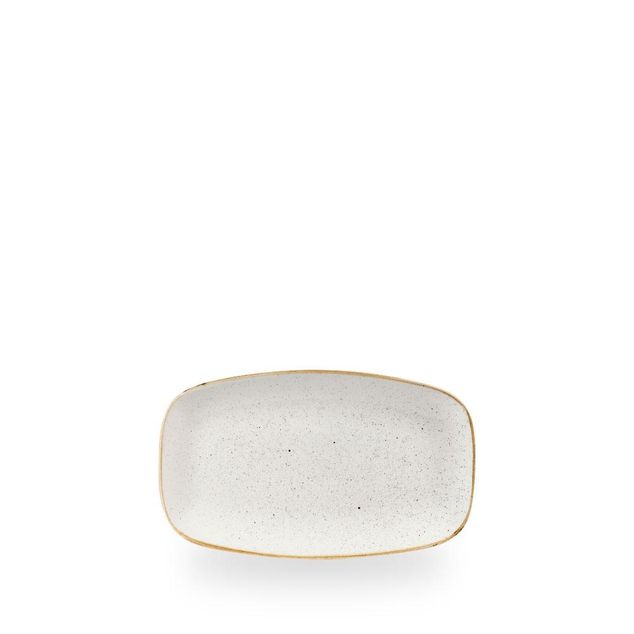 Stonecast Barley White Oblong Chefs Tallerken 20 X 12.1Cm