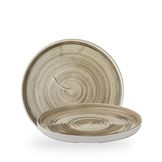 Stonecast Patina Antique Taupe Walled Tallerken 26Cm