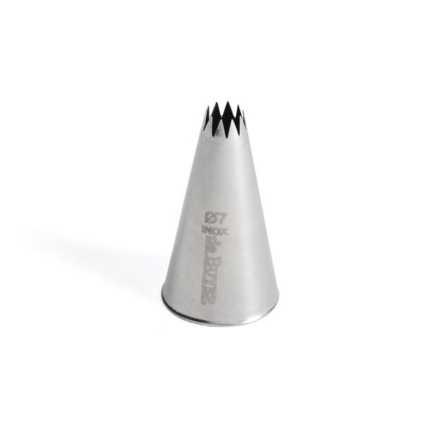 Petit Fours Stjerne Tyll / RF Stål / Ø10mm / 14 Teeth