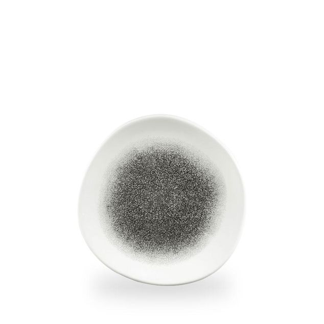 Raku Quartz Black Rund Trace Tallerken 21Cm