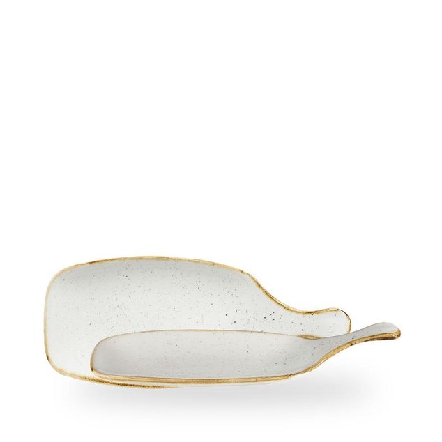 Stonecast Barley White Handled Paddle 28.4Cm