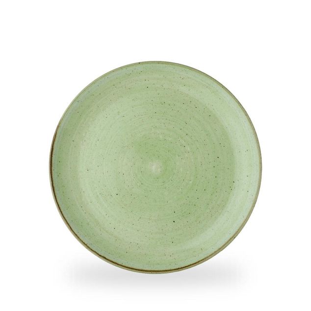 Stonecast Sage Green Evolve Coupe Plate 27.5cm