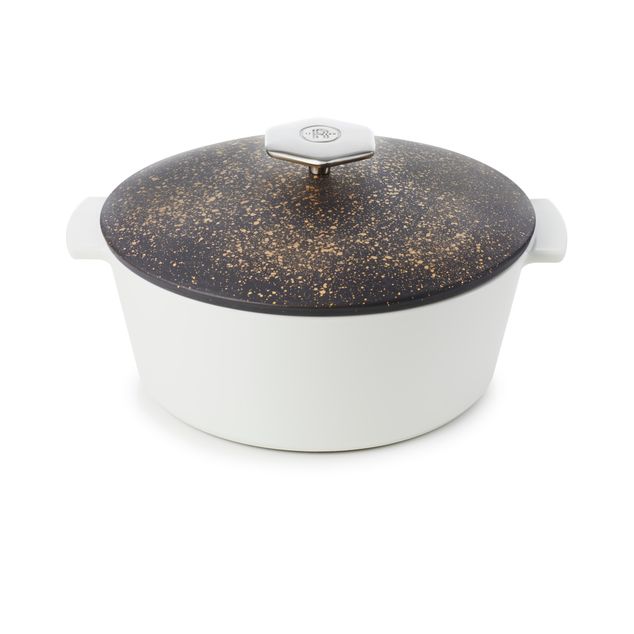 Revolution 2 Rund Cocotte 10.25''/26Cm Matt Slate Style Induction Cosmos G