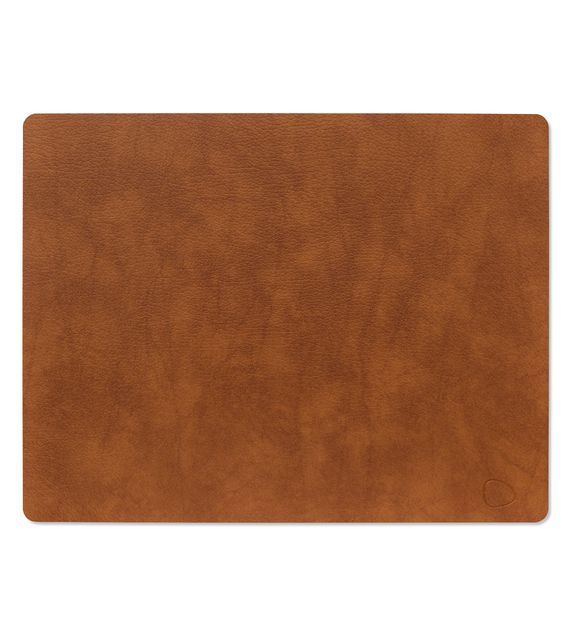 Table Mat Square L Bull Cognac