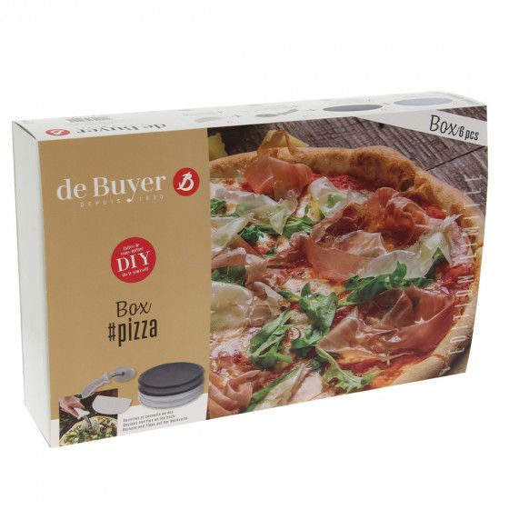 Pizza Kit, 2 Stk Screen 28 Cm, 2 Stk Stekebrett 28 Cm, Pizza Hjul