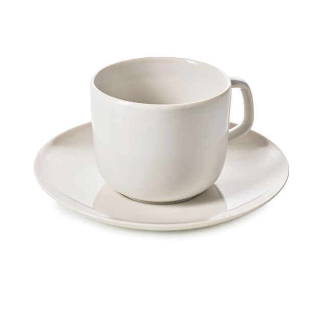 MADELEINE Tea Cup And Saucer 20Cl Alabaster white