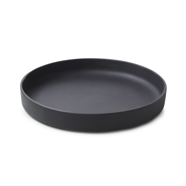 Caractere Black Gourmet Plate 23Cm Matt slate style