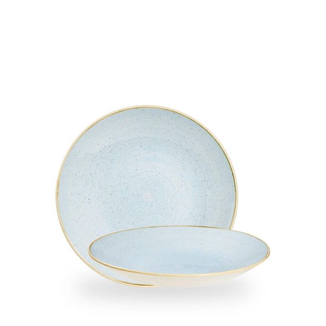 Stonecast Duck Egg Dyp Coupe Tallerken 22.5Cm