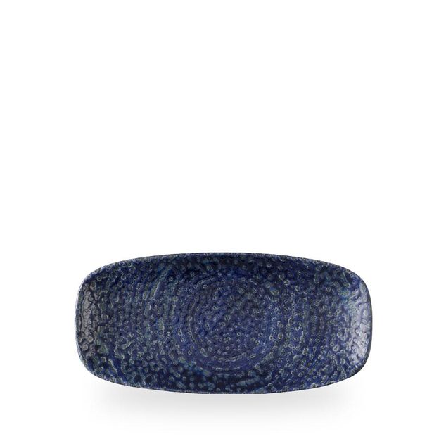 Homespun Chroma Twilight Chefs Oblong Plate 26.9x12.7cm