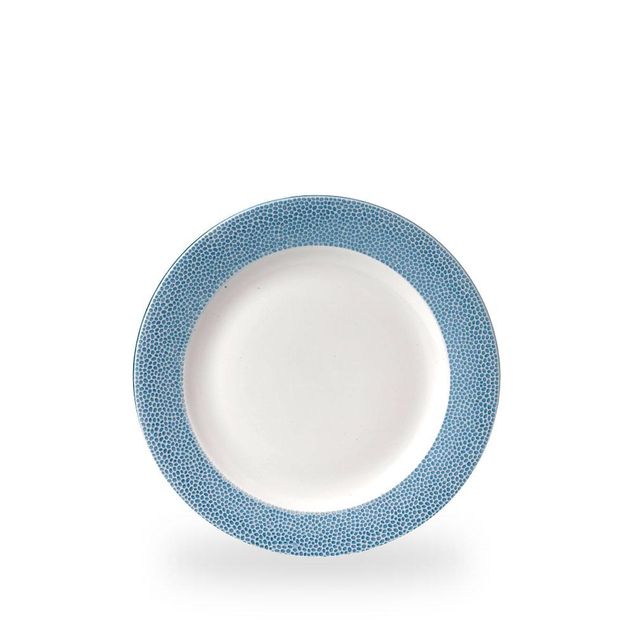 Isla Spinwash Ocean Blue Profile Footed Tallerken 23.4Cm