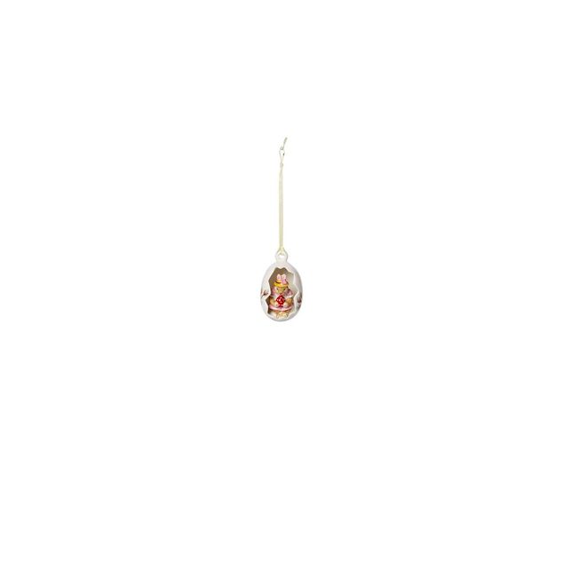Bunny Tales Egg ornament Anna, blossoms rose 4,5 cm 68g