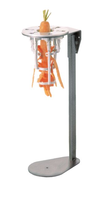 Louis Tellier Epoxy peeler on stand - Big carrots