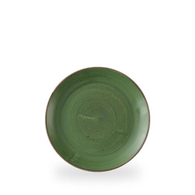 Stonecast Sorrel Green Evolve Coupe Plate 21.7cm