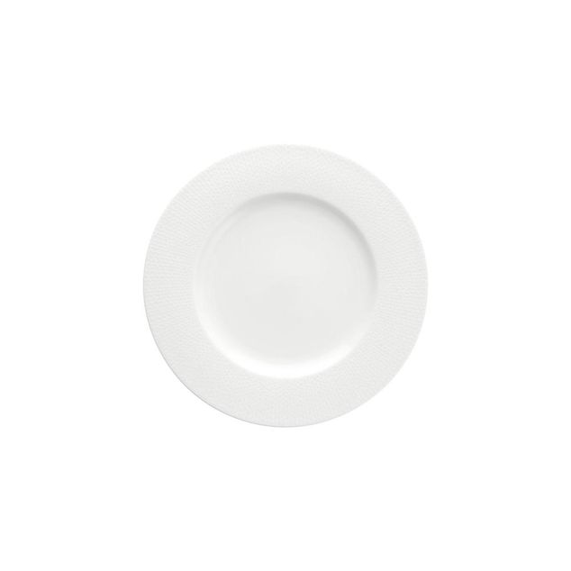 AMANDA WHITE Plate flat with rim - Ø27,5cm - H:20cm
