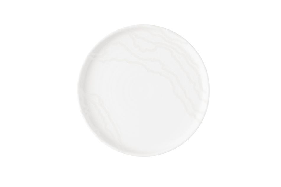 Inked Tide White * Walled Plate * 26cm