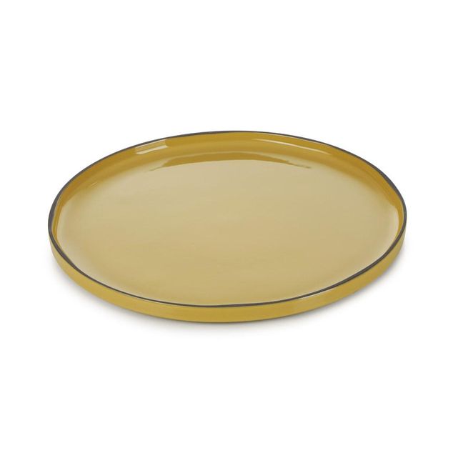Caractere Presentation Plate 33Cm Tumeric