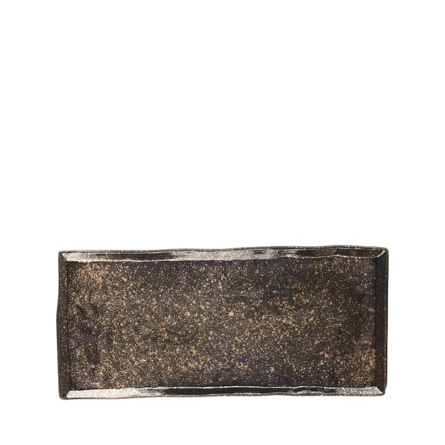 Solstice Rectangular Tallerken 30Cm Cosmos Gold