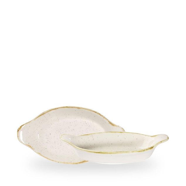 Stonecast Barley White Termed Oval Eared Ildfast 23.2 X 12.5Cm