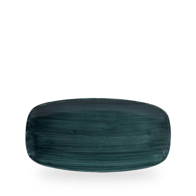 Stonecast Patina Rustic Teal Chefs Oblong Tallerken 29.8 X 15.3Cm