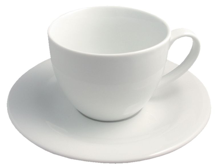 Alaska Frokost Kopp & Saucer White
