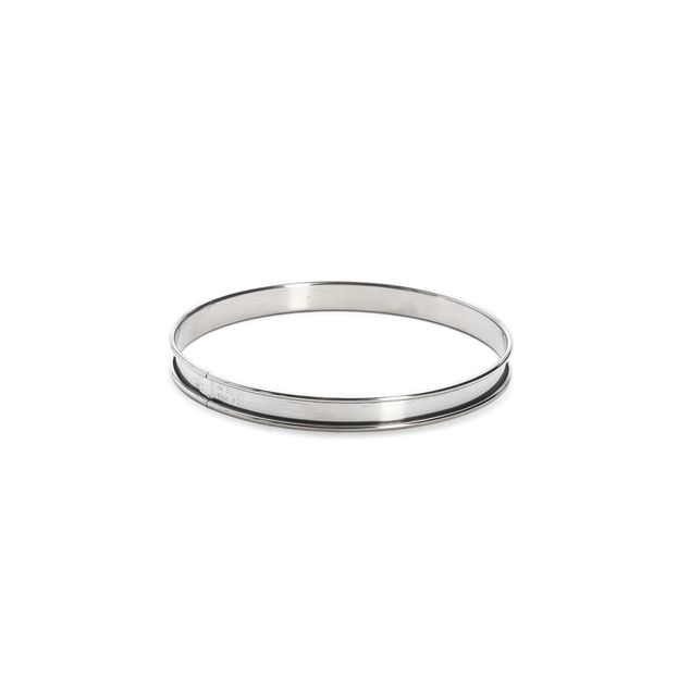 St. Steel Tart Ring, Rolled Edge Ht 2 C