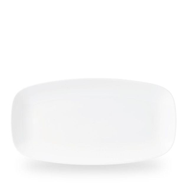White Chefs Oblong Tallerken 35.5 X 18.9Cm