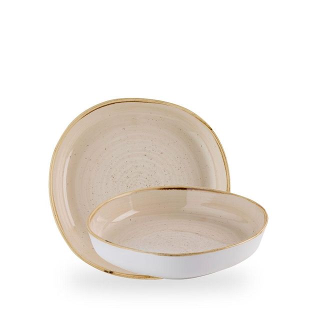 Stonecast Nutmeg Cream Organic Walled 23cm x 4.5cm