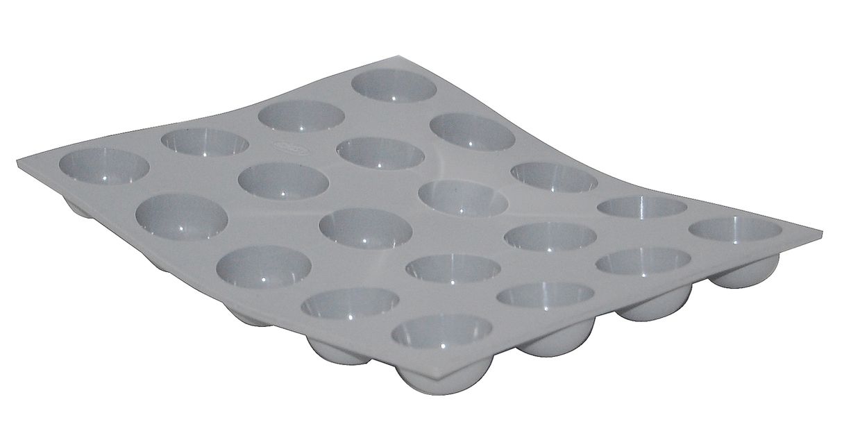Mini Elastomoule 20 stk Minihalvkule