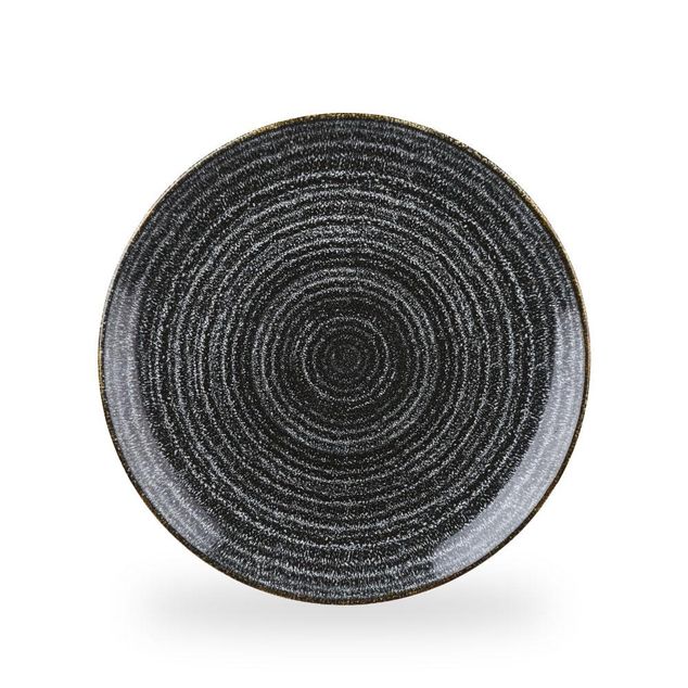 Studio Prints Charcoal Black Evolve Coupe Tallerken 28.8Cm