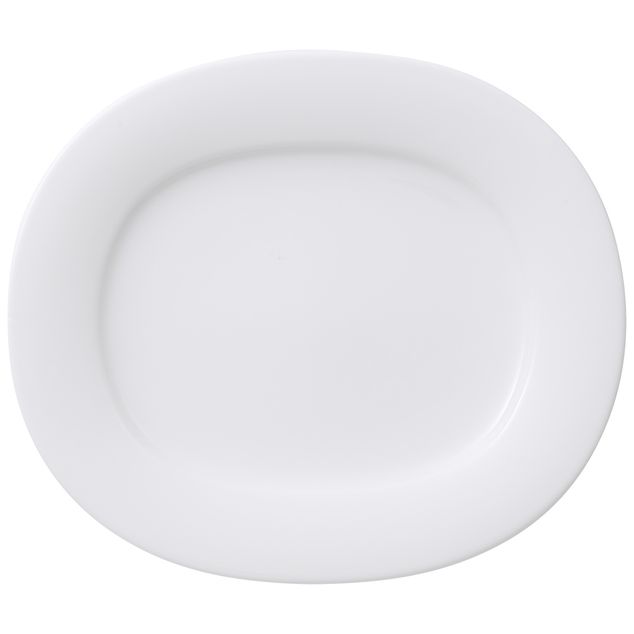 Affinity Oval flat plate 220x190mm
