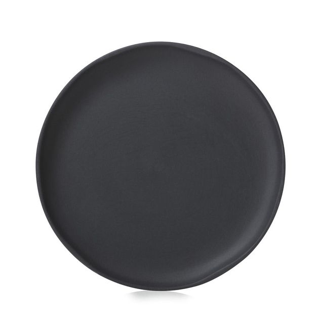 Caractere Black Dessert Plate 21Cm Matt slate style