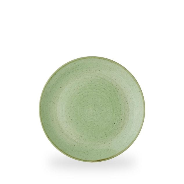 Stonecast Sage Green Evolve Coupe Plate 23.2cm