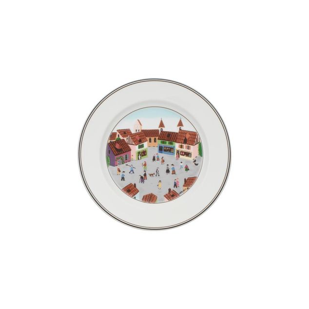 Design Naif Flat plate Village 27,1 cm 710g