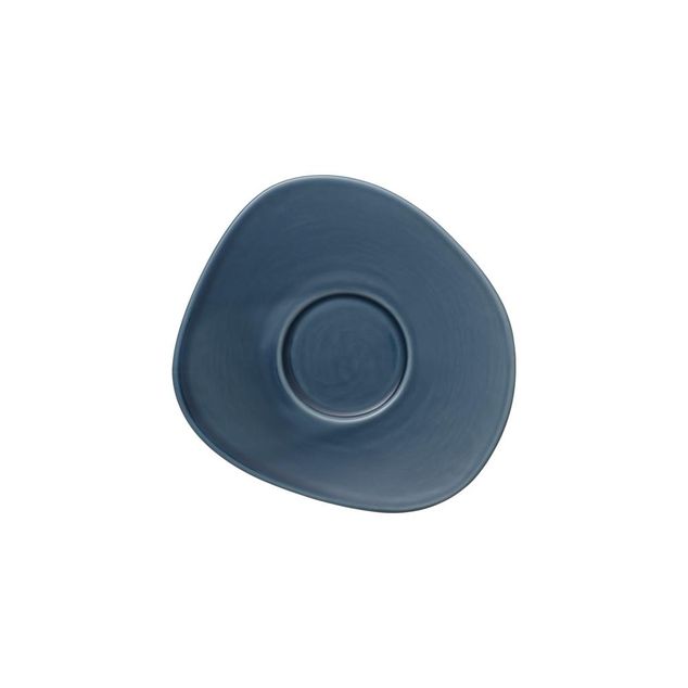 Organic Turquoise Saucer coffee cup 16,3 cm 310g
