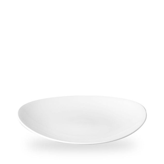 White Orbit Oval Coupe Tallerken 31.7 X 25.5Cm