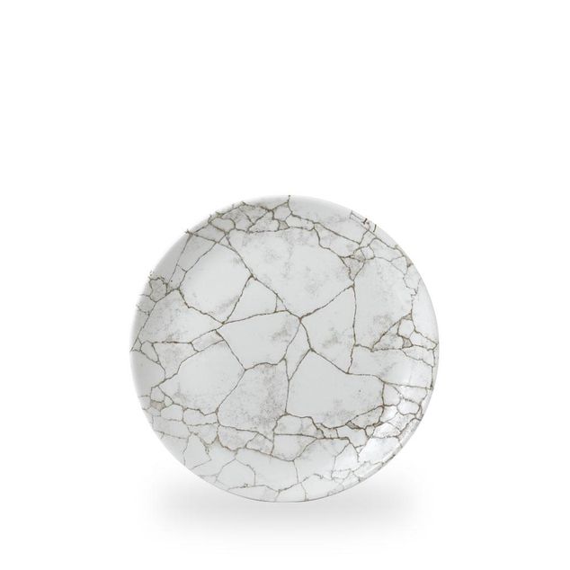 Studio Prints Kintsugi Agate Grey Evolve Coupe Tallerken 21.7Cm