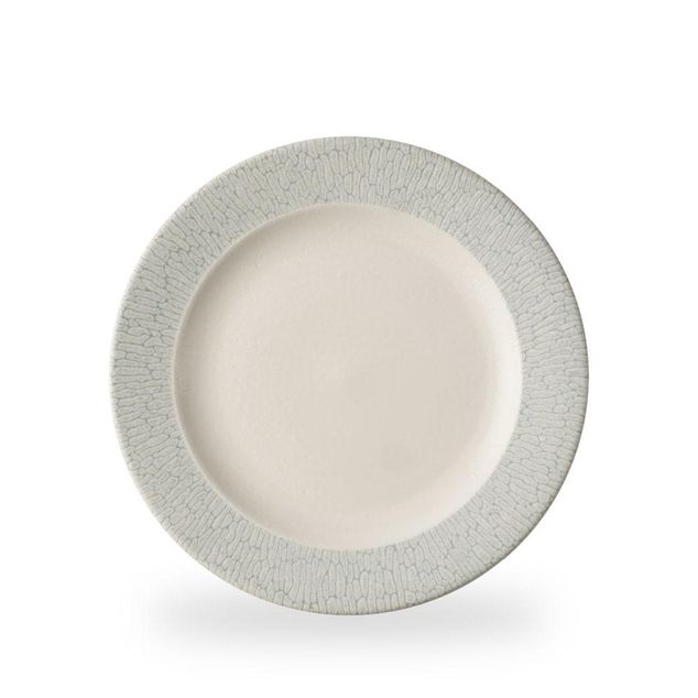 Delta Grey Profile Plate 27.6cm