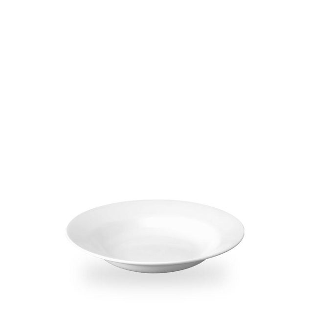 White Classic Rimmed Soup 23Cm