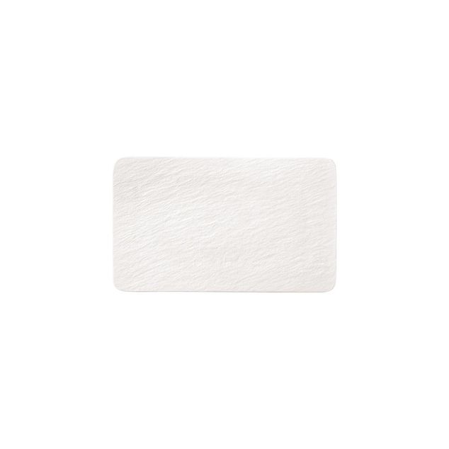 Manufacture Rock blanc Rectangular multifunctional plate 545g