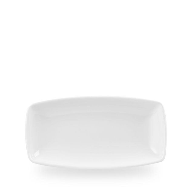 White X Kvadrat Oblong Tallerken 29.5Cm