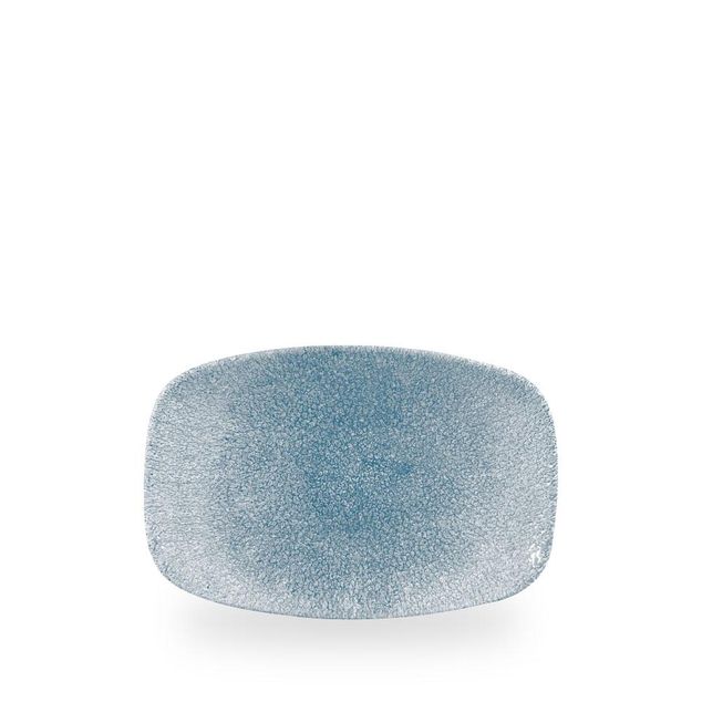 Raku Topaz Blue Chefs Oblong Tallerken 23.7 X 15.7Cm