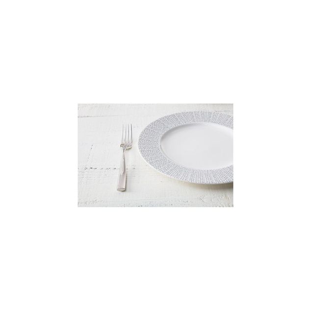 AMANDA GREY Plate flat with rim - Ø27,5cm - H:20cm