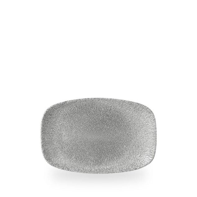 Raku Jasper Grey Chefs Oblong Tallerken 23.7 X 15.7Cm